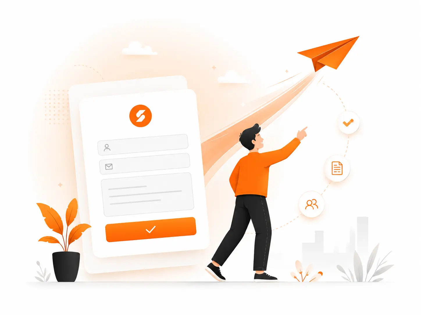 A SplitForms contact form submission launching straight to your inbox